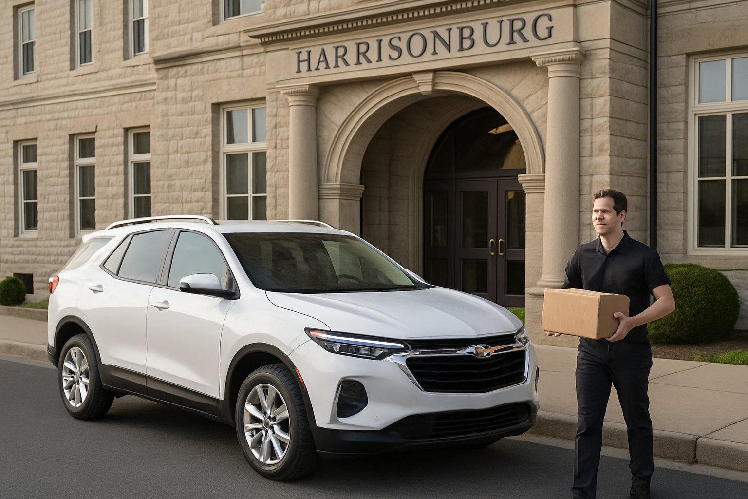 Professional courier delivering in Harrisonburg VA