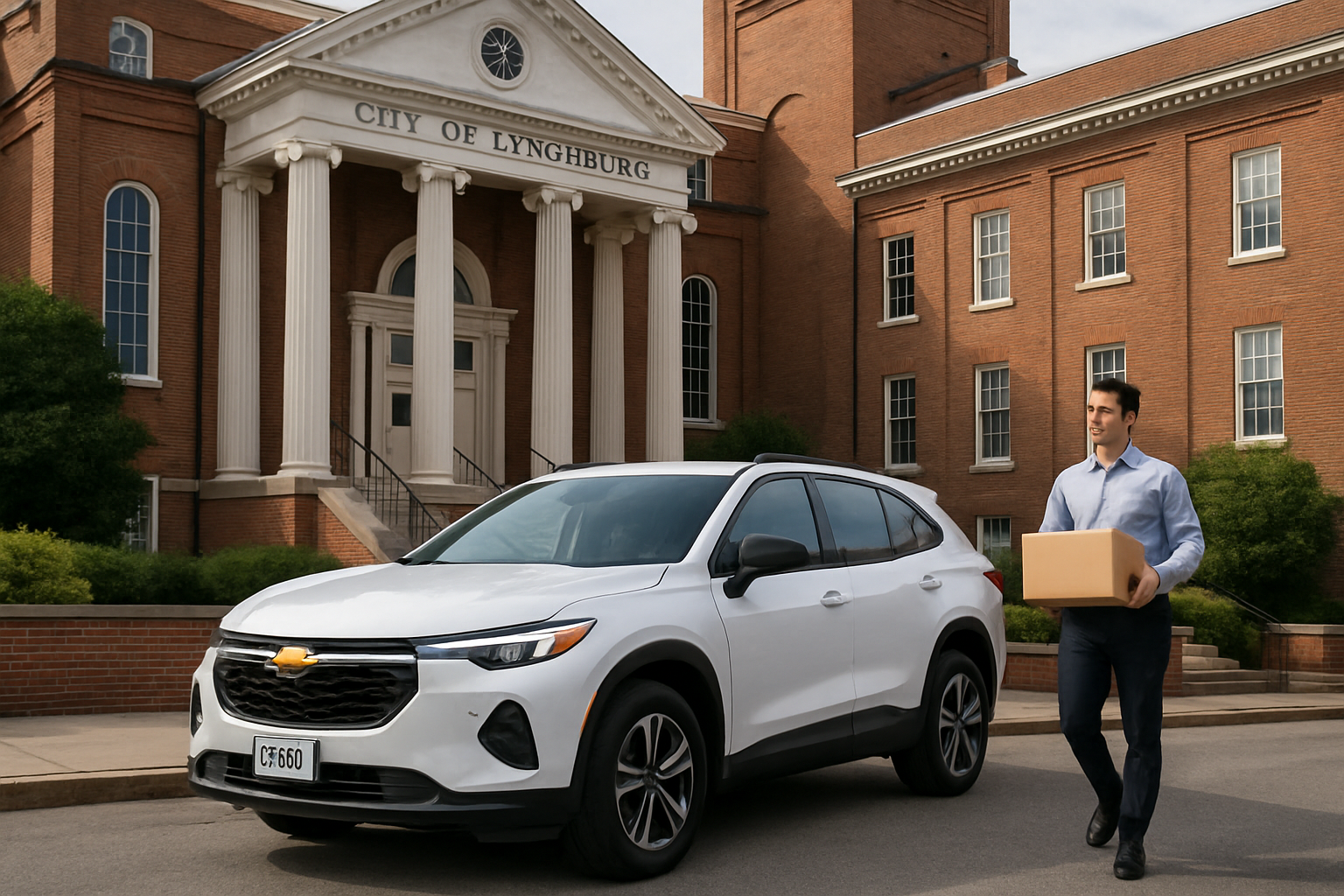 Professional courier delivery to the City of Lynchburg, VA