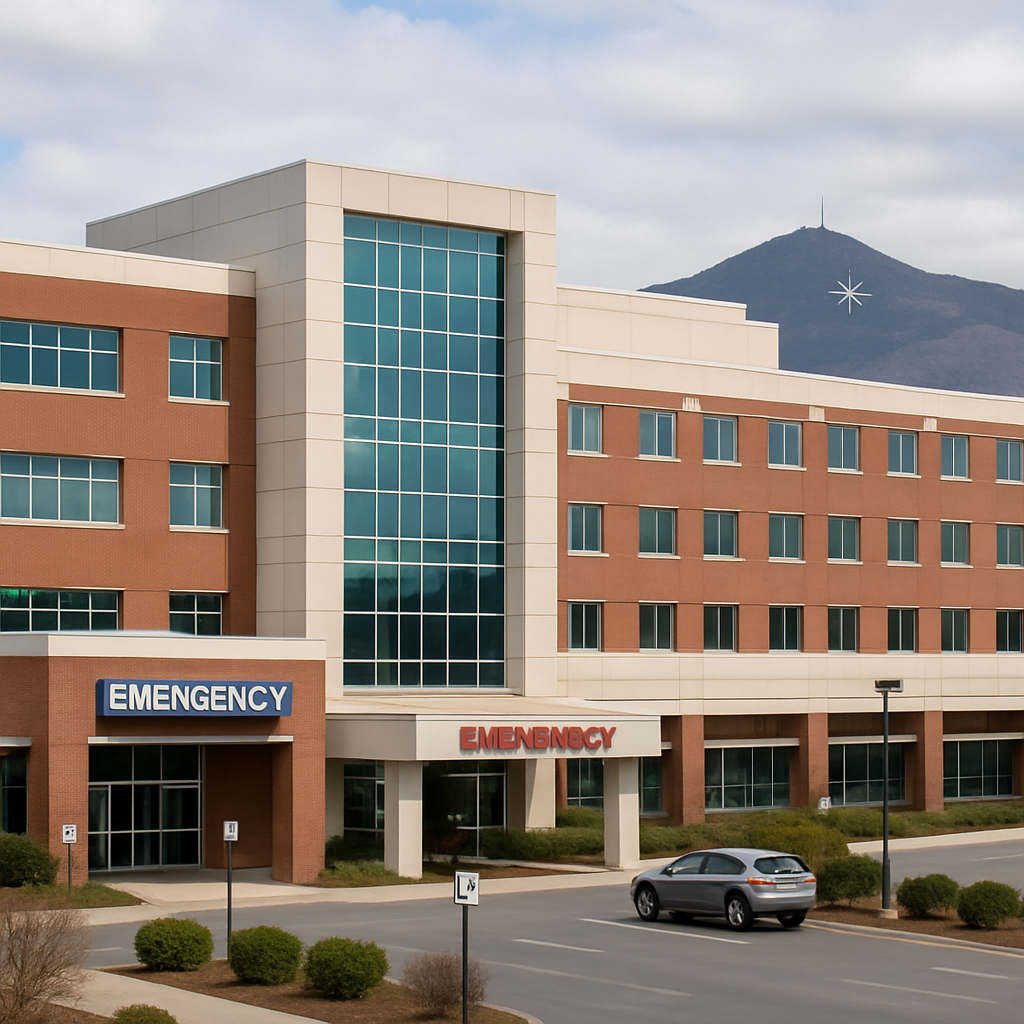 A Roanoke, VA medical facility and emergency room.