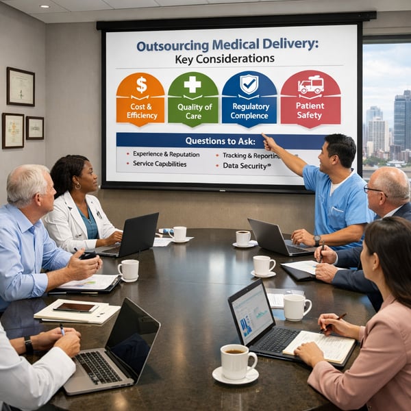 When to Outsource Medical Delivery: A Decision Framework for Healthcare Leaders