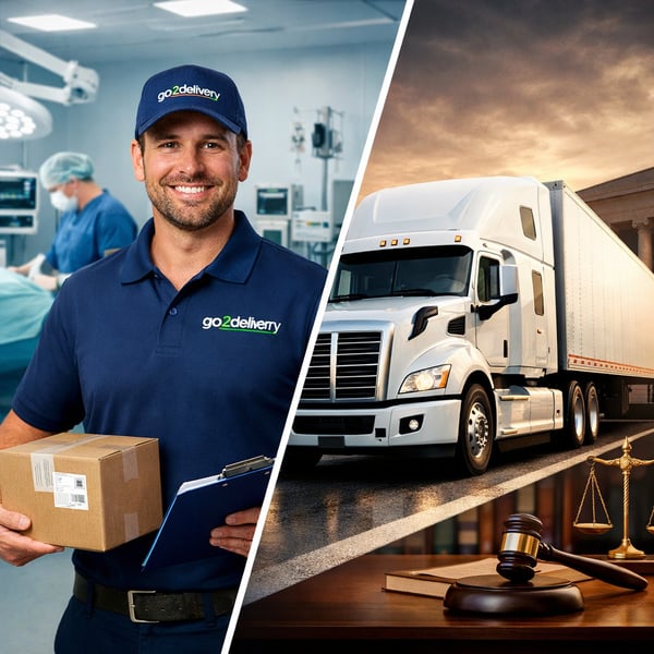 Courier Service vs. Carrier Service: Which Is Right for Healthcare, Legal, and Time-Critical Business Deliveries?