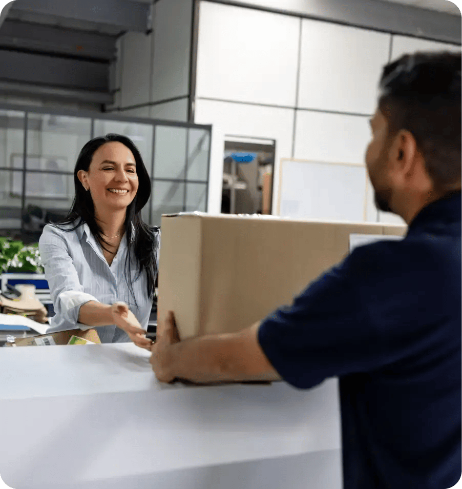 box lady round corners