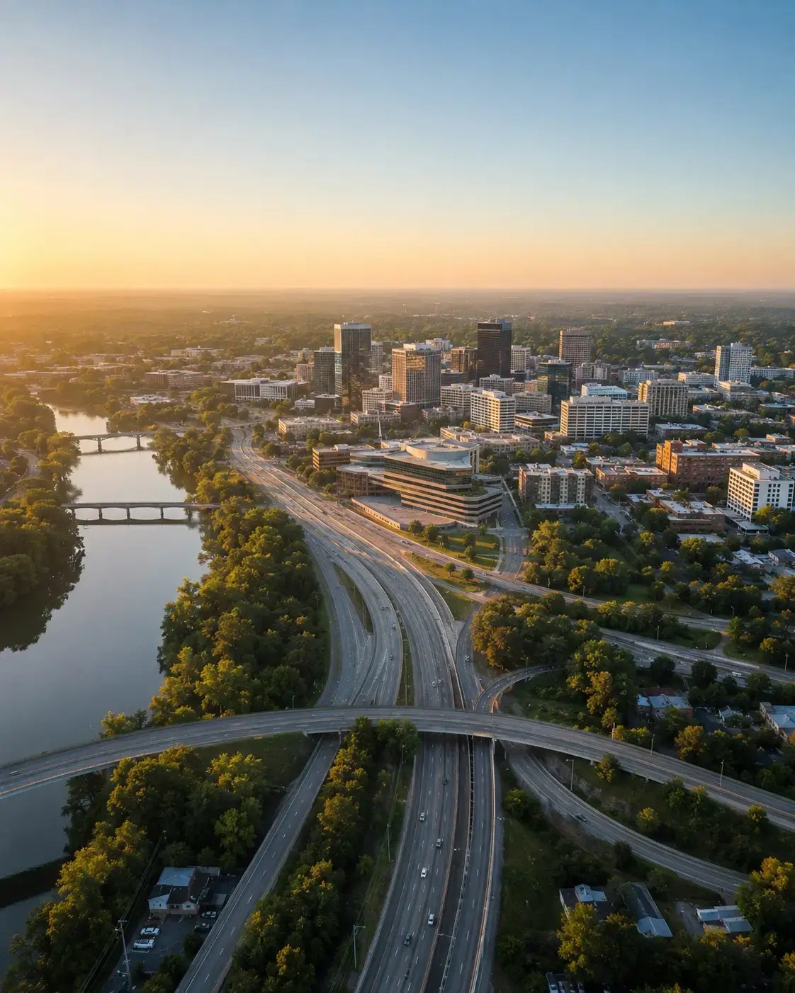 Columbia aerial view