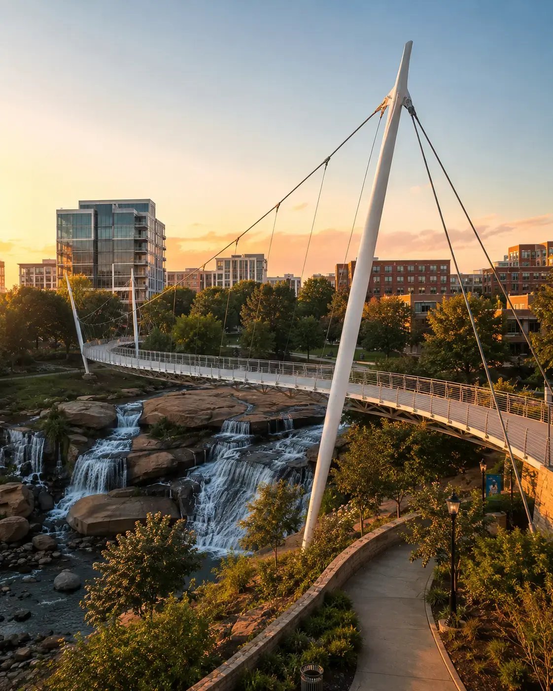 Liberty Bridge at Falls Park