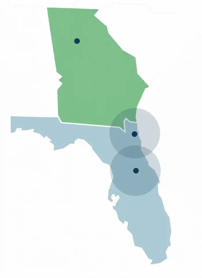 Florida Routing Hubs