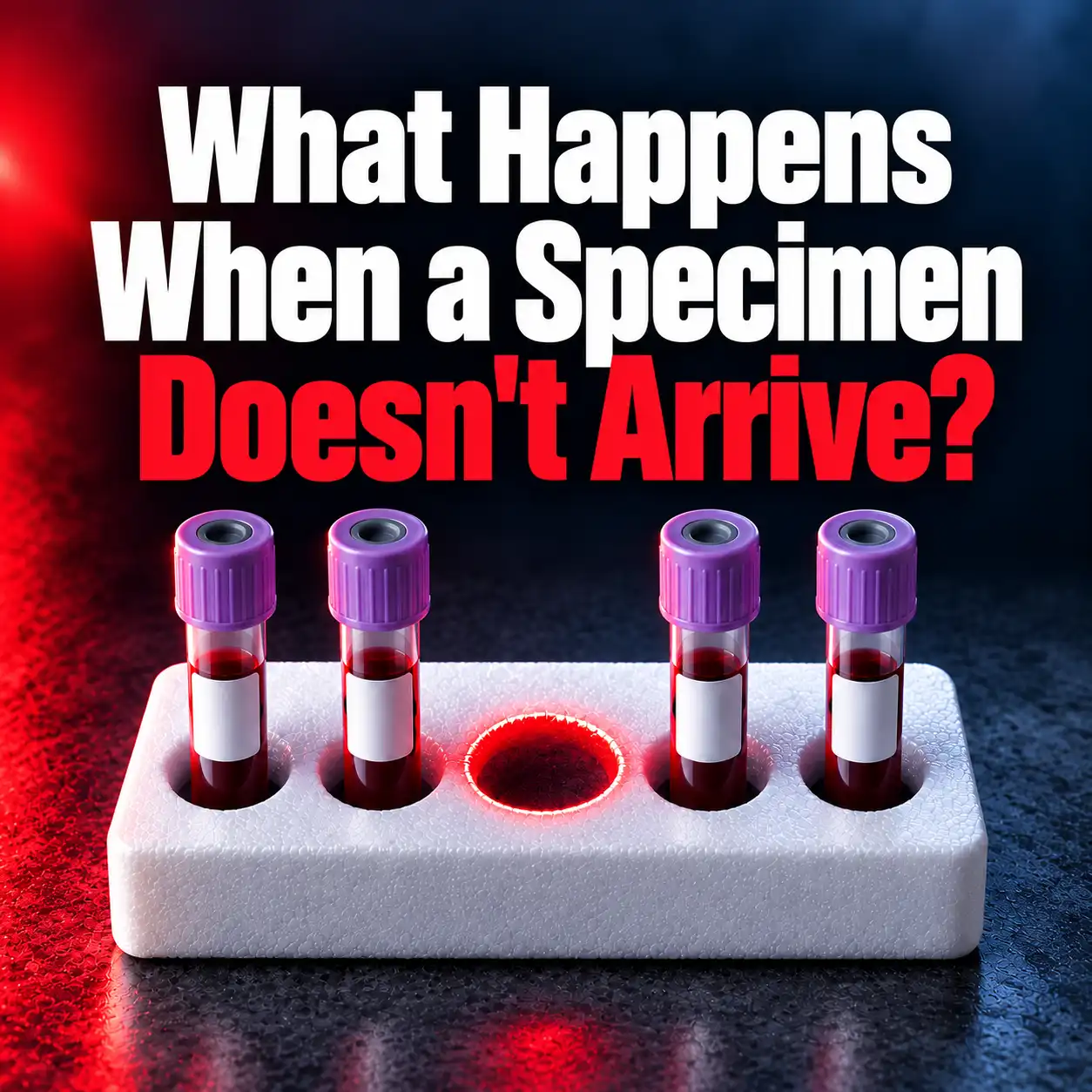 What Happens When a Specimen Doesn't Arrive?