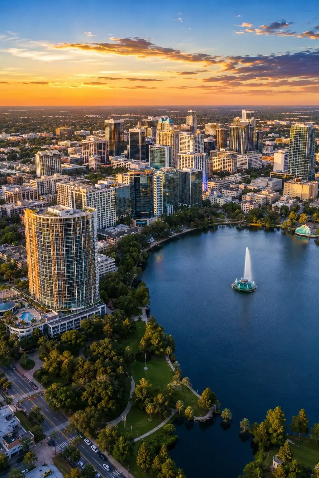 Orlando Metro Aerial View