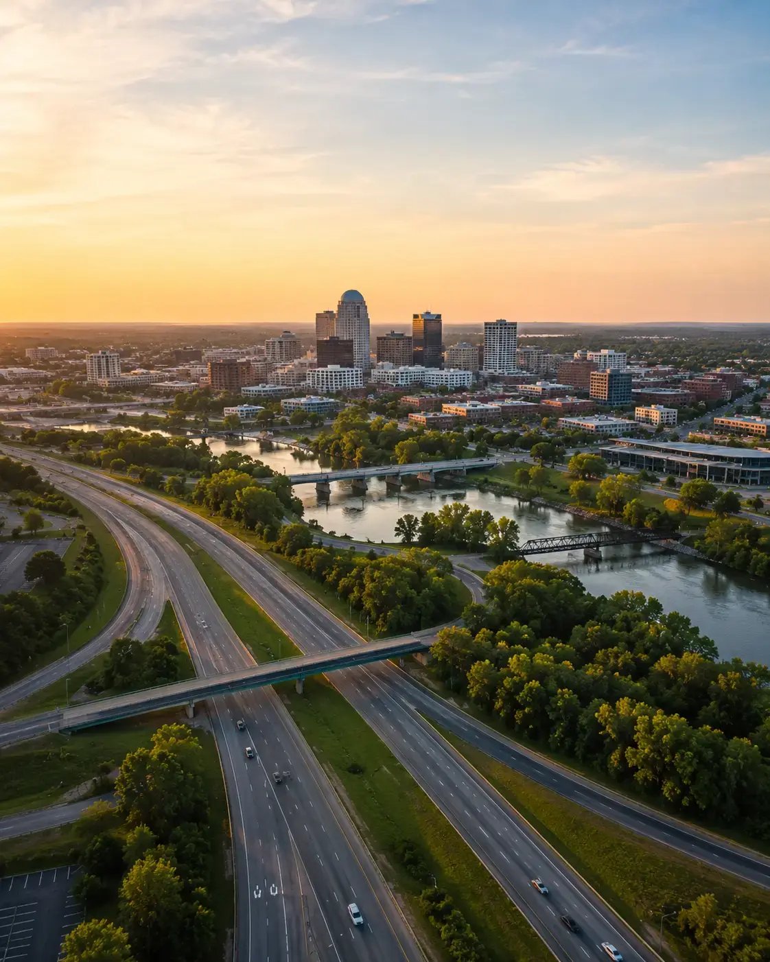 Piedmont Triad Aerial View
