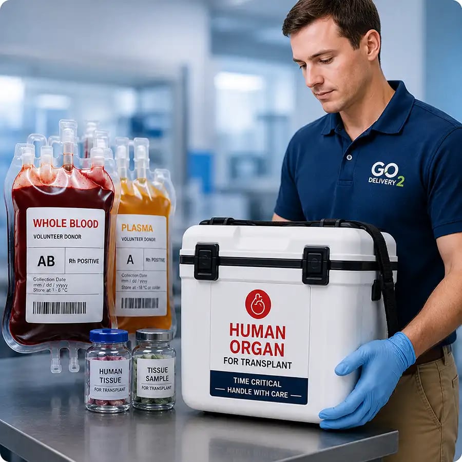 blood and tissue courier